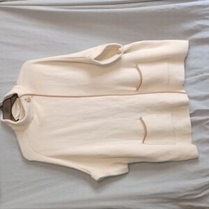Cream Women's Sweater with Pockets